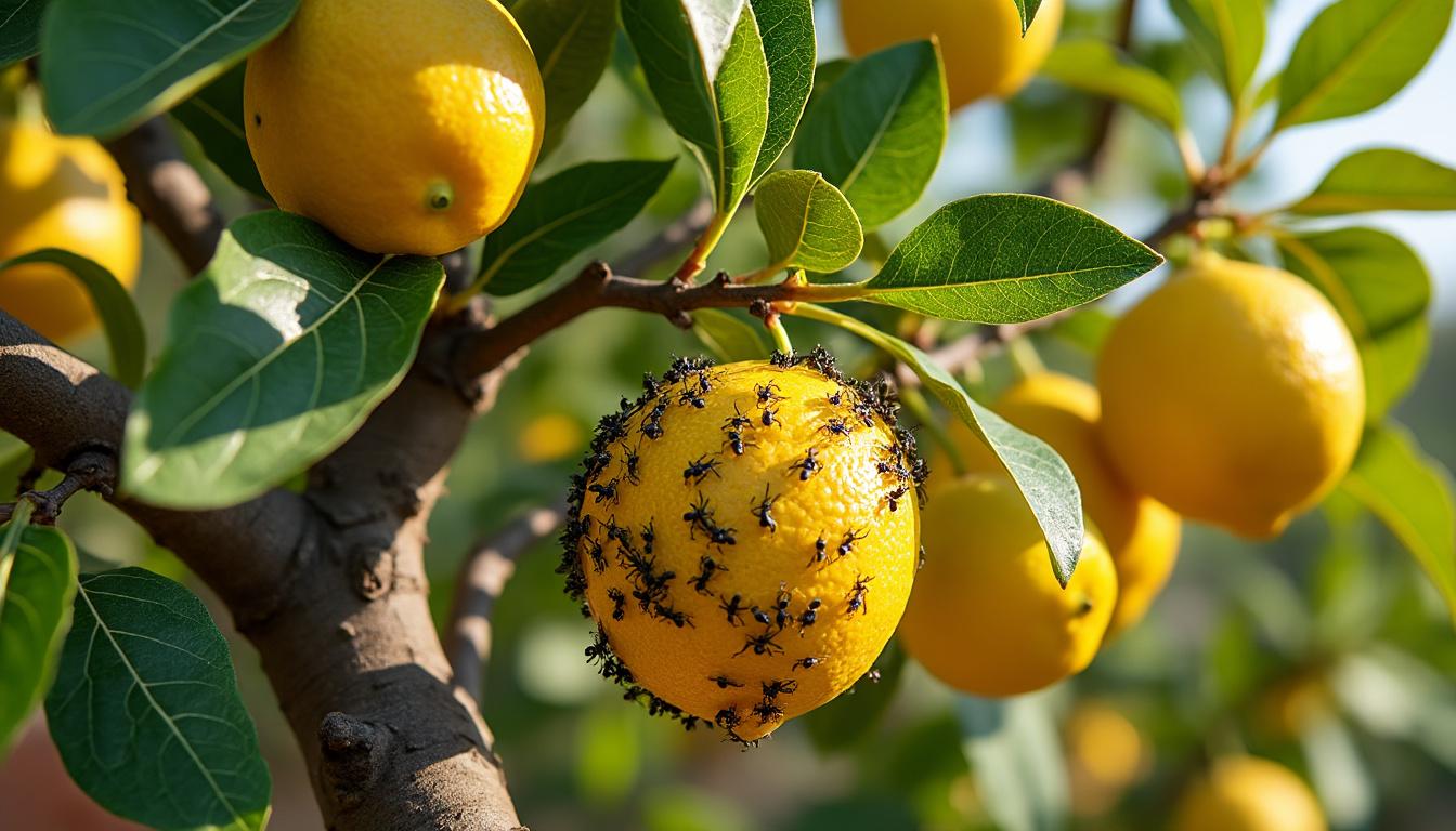 découvrez les causes de l'invasion de fourmis sur votre citronnier et apprenez des solutions efficaces pour les éloigner et protéger votre arbre.