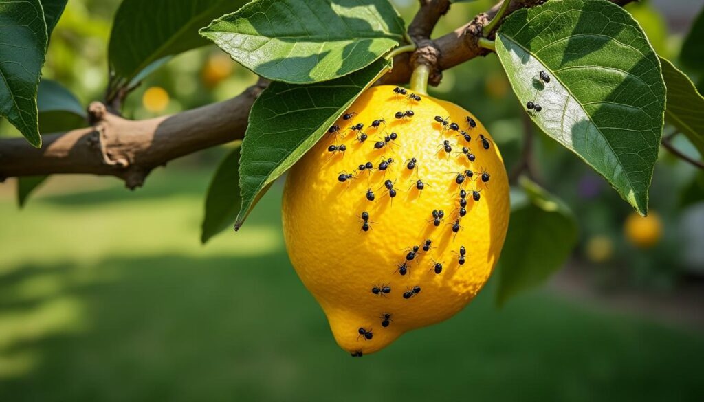 découvrez les causes de l'invasion de fourmis sur votre citronnier et apprenez des solutions efficaces pour les éloigner et protéger votre arbre.
