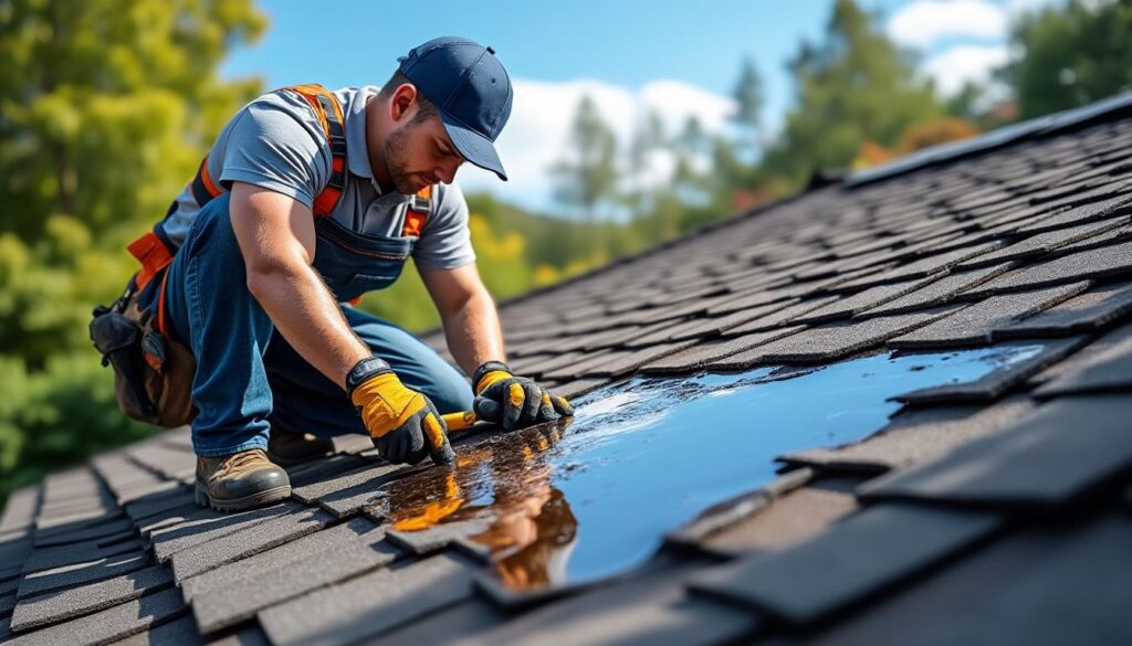 découvrez comment détecter et réparer rapidement une fuite de toit avec notre guide pratique. des solutions efficaces pour protéger votre maison des dégâts d'eau.