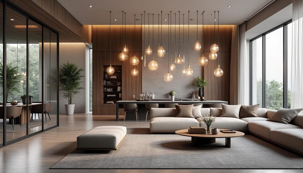 découvrez les 30 suspensions incontournables pour éclairer votre salon en 2026. styles modernes, designs élégants et conseils d'aménagement pour illuminer votre intérieur avec goût.