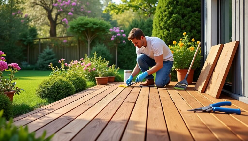 découvrez notre guide complet pour construire, entretenir et rénover votre terrasse en bois de jardin. astuces pratiques et conseils pour un espace extérieur chaleureux et durable.