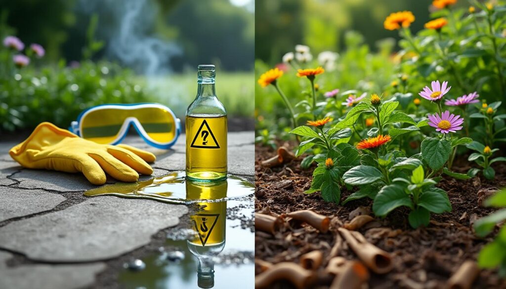 découvrez les risques liés à l'utilisation de l'acide chlorhydrique comme désherbant et explorez des alternatives naturelles efficaces et respectueuses de l'environnement pour entretenir votre jardin en toute sécurité.