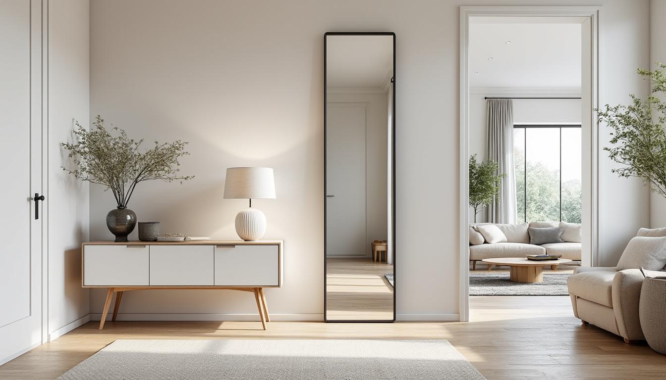 découvrez des astuces simples et efficaces avec des miroirs pour agrandir visuellement votre entrée et créer un espace accueillant et lumineux.