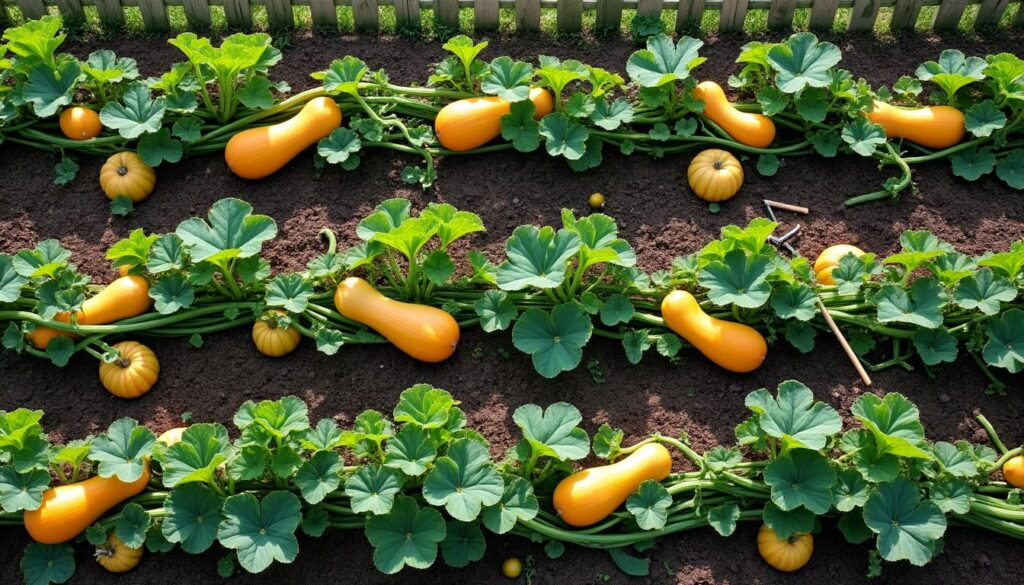 découvrez combien de courges butternut planter par pied pour optimiser votre potager. planifiez vos cultures pour une récolte généreuse et un jardin bien organisé.