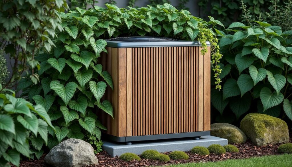 apprenez à fabriquer un cache climatiseur extérieur pour intégrer discrètement l'unité dans votre jardin tout en assurant une ventilation optimale.