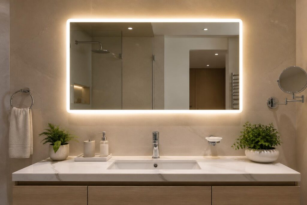 découvrez notre guide complet pour bien choisir et installer un miroir lumineux dans votre salle de bain, alliant design et fonctionnalité pour un éclairage optimal.