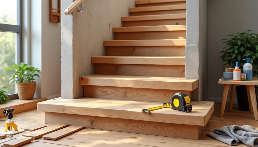découvrez notre guide complet sur le revêtement d’escalier en bois : conseils pour choisir le bon matériau, étapes de pose faciles à suivre et astuces d'entretien pour une longévité optimale.
