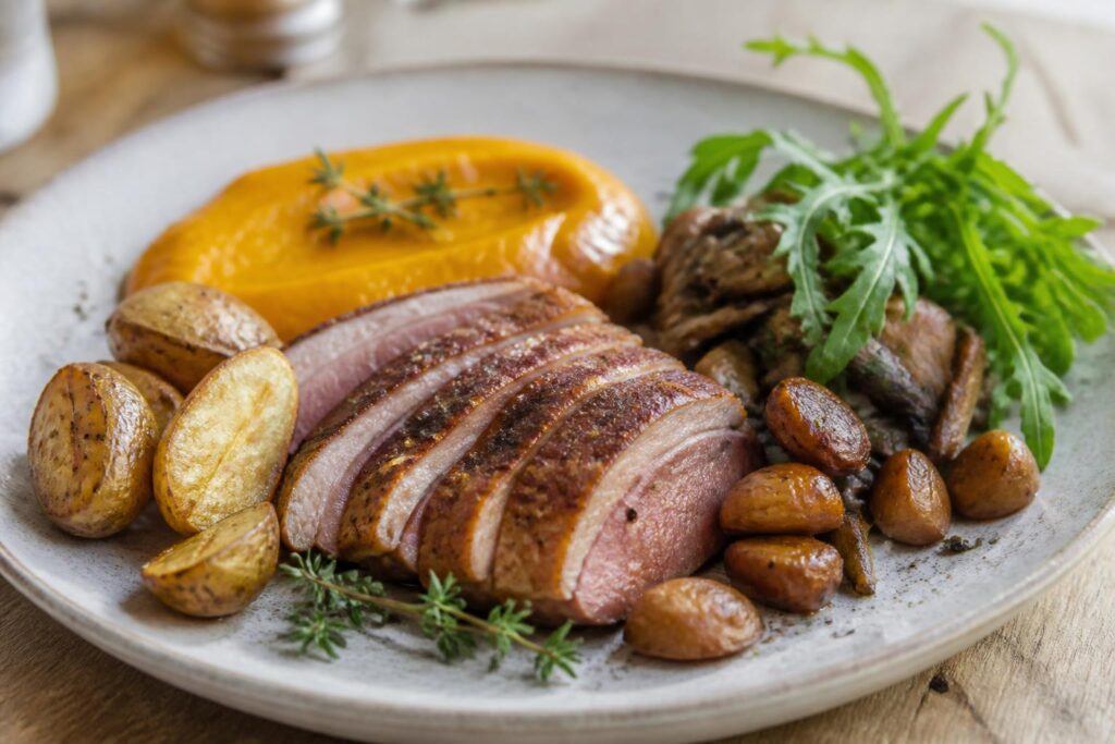 découvrez comment composer une assiette savoureuse autour du magret de canard en choisissant des accompagnements de saison pour sublimer vos repas.