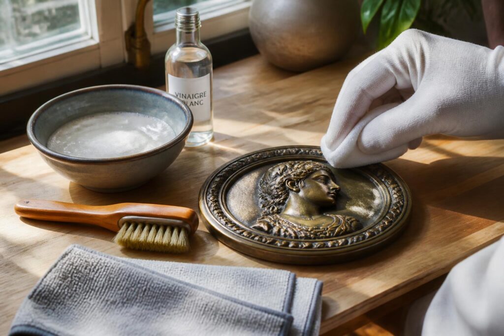 découvrez des méthodes douces pour nettoyer le bronze et redonner éclat et beauté à vos pièces anciennes sans les abîmer.