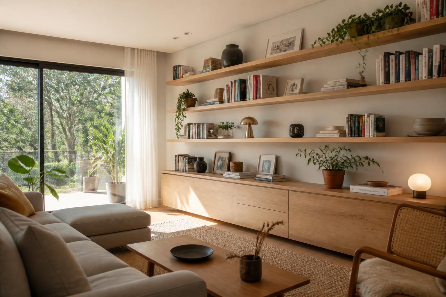 Étagères pour le Salon : Guide Pratique pour Installer et Sublimer Votre Mur 2 découvrez notre guide pratique pour choisir, installer et mettre en valeur des étagères dans votre salon. astuces déco et conseils pour un mur sublimé avec style.