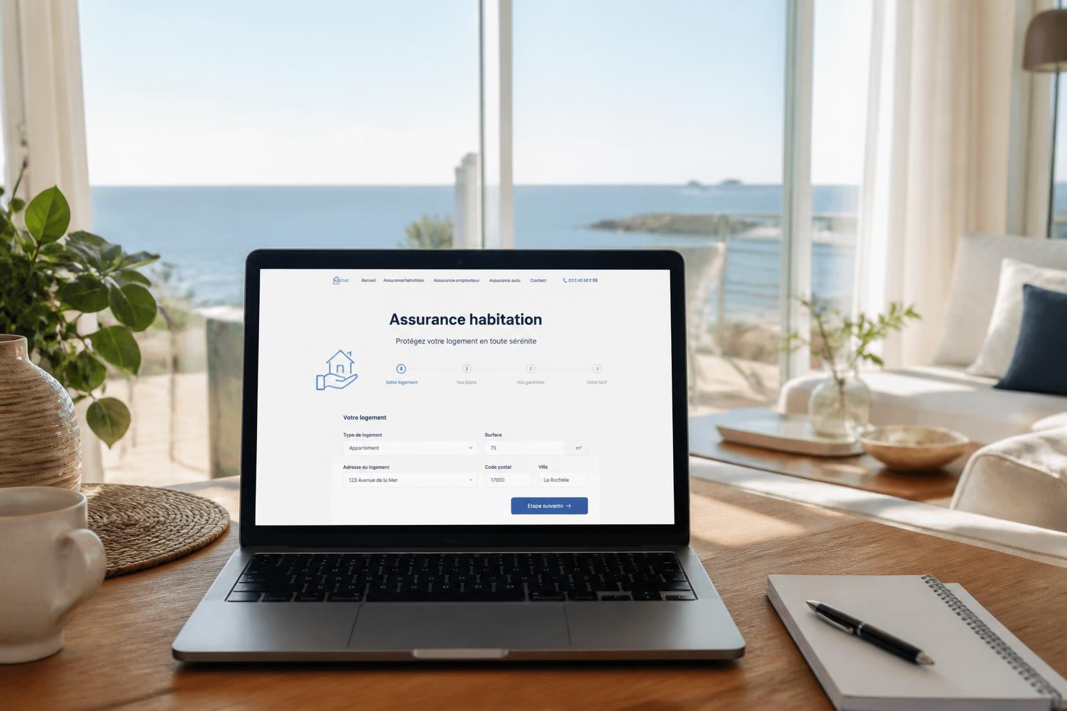 obtenez votre assurance habitation en ligne rapidement et facilement. profitez d'une souscription instantanée avec des garanties adaptées à vos besoins.