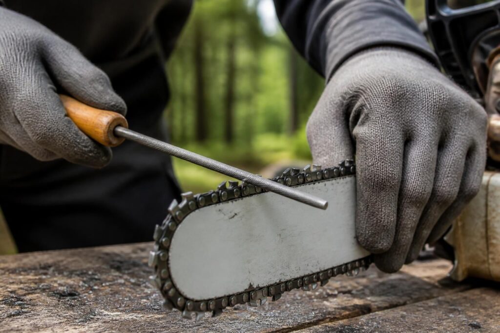 découvrez comment affûter une chaîne de tronçonneuse pour assurer un entretien optimal de votre outil et garantir un travail efficace en toute sécurité.