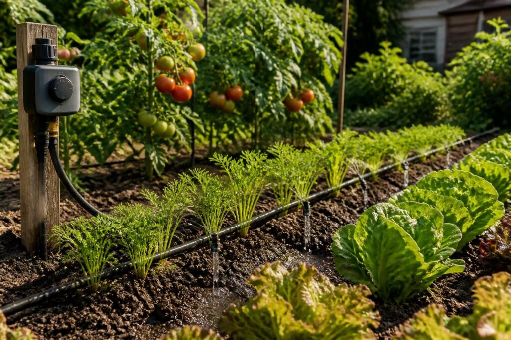 découvrez comment installer un système d'arrosage automatique économique pour votre potager afin d'économiser de l'eau et du temps tout en optimisant la croissance de vos plantes.