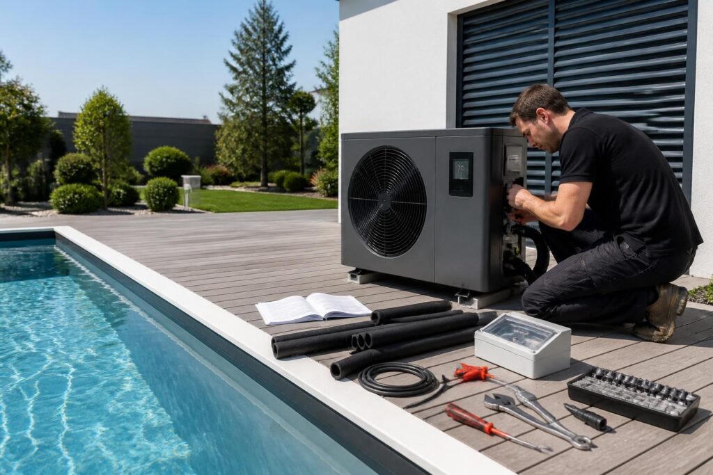découvrez notre guide complet pour installer une pompe à chaleur pour piscine, incluant tous les préparatifs essentiels pour une mise en place efficace et durable.