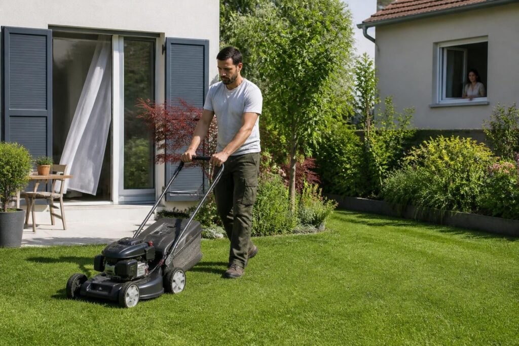 découvrez les règles légales à respecter pour tondre votre pelouse le dimanche sans déranger vos voisins.