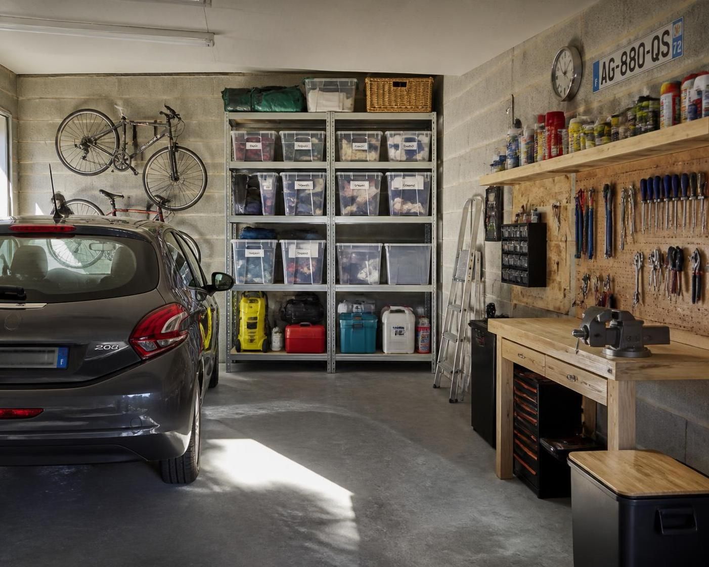 Astuces ingénieuses de rangement pour optimiser l'espace de votre garage 2 découvrez des astuces ingénieuses de rangement pour optimiser l'espace de votre garage et maintenir un environnement organisé et fonctionnel.