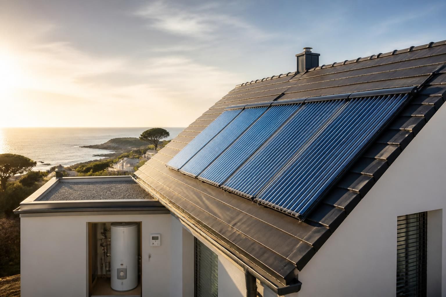 Comment utiliser des panneaux solaires pour chauffer efficacement votre eau sanitaire 2 découvrez comment utiliser des panneaux solaires pour chauffer efficacement votre eau sanitaire, réduire votre facture d'énergie et adopter une solution écologique et durable.