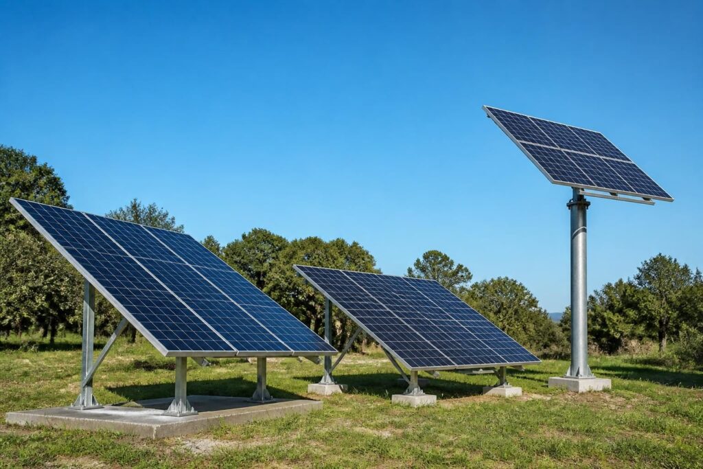 découvrez notre guide pratique pour choisir le support parfait pour votre panneau solaire au sol, alliant stabilité, durabilité et efficacité énergétique.