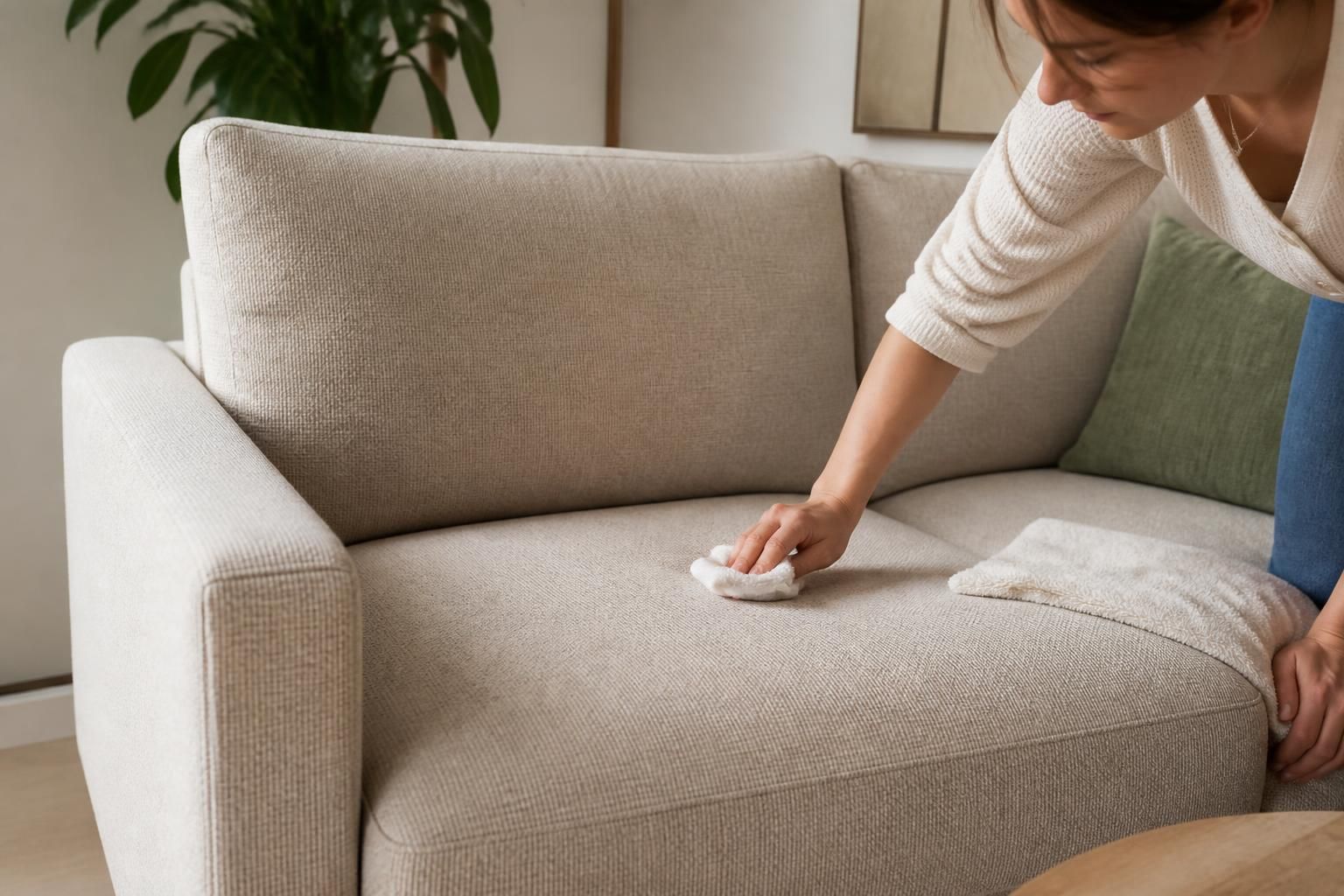 Astuce douce : nettoyer un canapé en tissu non déhoussable sans laisser de traces 2 découvrez des astuces douces pour nettoyer efficacement un canapé en tissu non déhoussable sans laisser de traces, et retrouvez un intérieur propre et frais facilement.