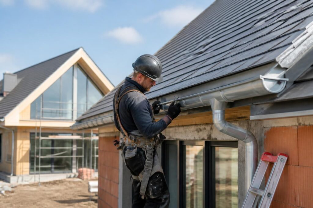 découvrez tous les tarifs pour l'évacuation des eaux avec des gouttières en zinc, installation comprise. obtenez un budget clair et complet pour vos travaux de toiture.