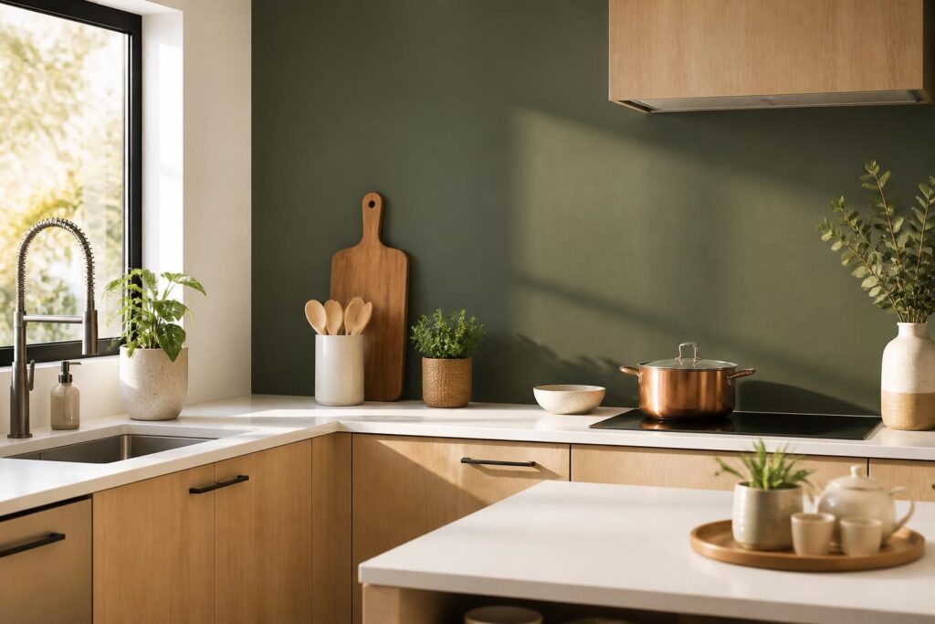 découvrez comment choisir le mur parfait à peindre en couleur pour créer une ambiance harmonieuse et tendance dans votre cuisine.