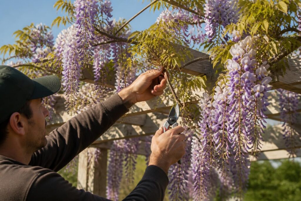découvrez comment tailler votre glycine au moment idéal pour préserver sa superbe floraison. suivez notre guide essentiel pour une taille réussie et un jardin éclatant.