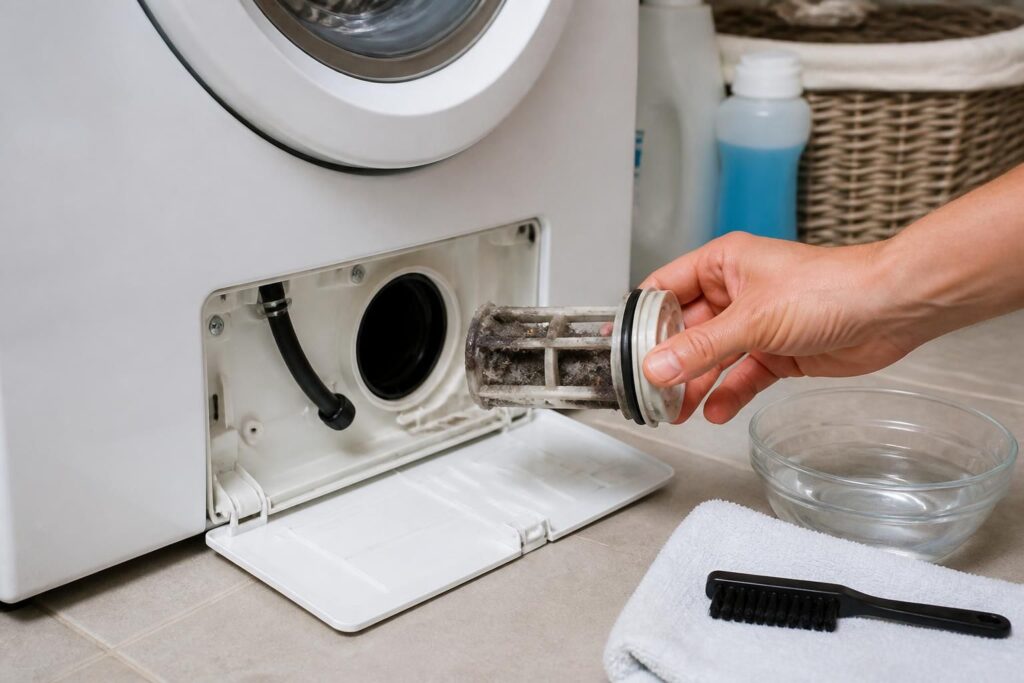 découvrez comment localiser, nettoyer et entretenir le filtre de votre machine à laver pour éviter les pannes et prolonger sa durée de vie efficacement.