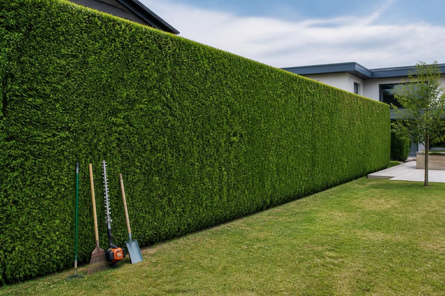 Haie de thuyas impeccable : le guide pour tailler sans laisser d’espaces 2 découvrez notre guide complet pour tailler votre haie de thuyas de manière impeccable, sans laisser d’espaces, et obtenez une haie dense et bien entretenue toute l'année.
