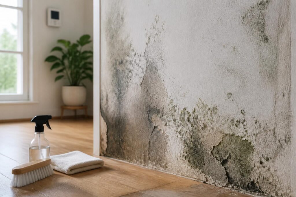 découvrez comment identifier les causes de la moisissure sur les murs en plâtre, les méthodes efficaces pour la nettoyer et nos conseils pratiques pour l'empêcher de réapparaître.